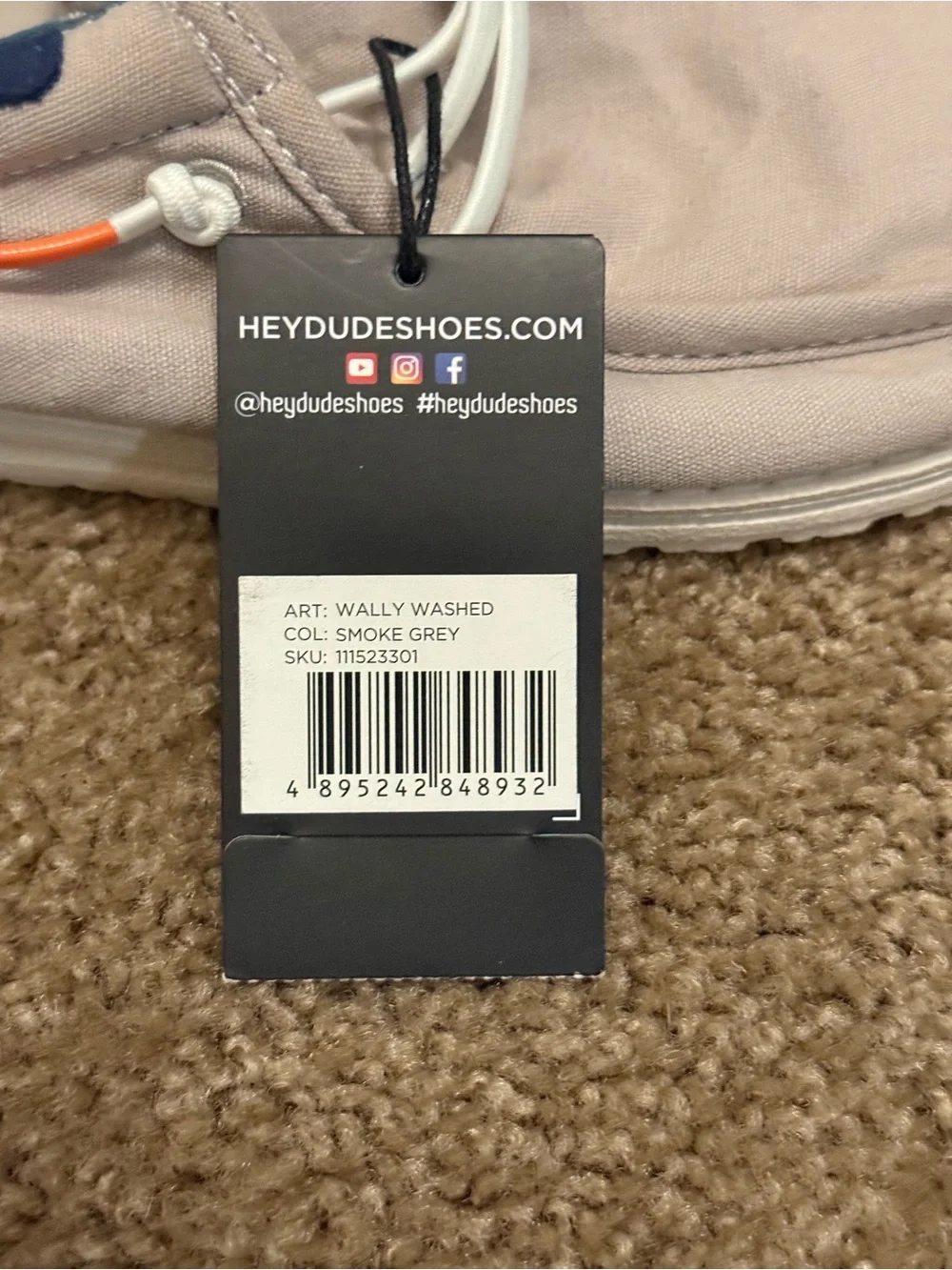Hey Dude Lightweight Canvas Slip-On Sneakers in Light Beige